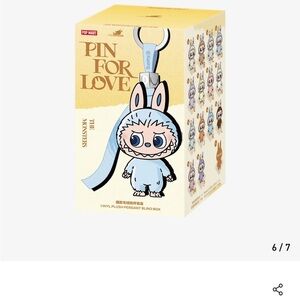 Pop Mart The Monsters Pin for Love Vinyl Plush Pendant - Tan Color (B)